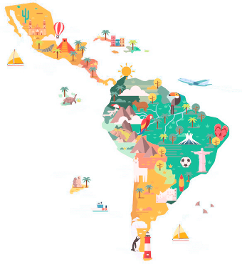 Mapa Latinoamérica