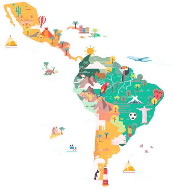 Mapa Latinoamérica